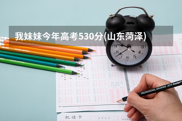 我妹妹今年高考530分(山东菏泽)，请问报考什么学校好呢？有什么好的专业吗？