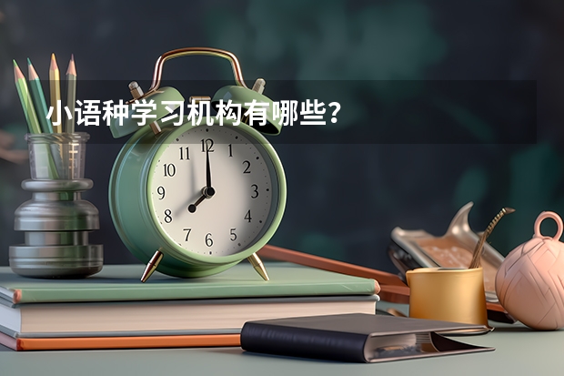 小语种学习机构有哪些？